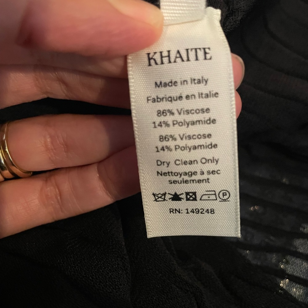 Khaite The Nivea Plissé Maxi Tank Dress NWT Medium - Picture 13 of 13